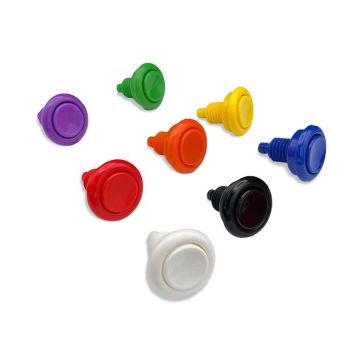 Opaque Flipper Button - 1-1/8" - NO SPRING